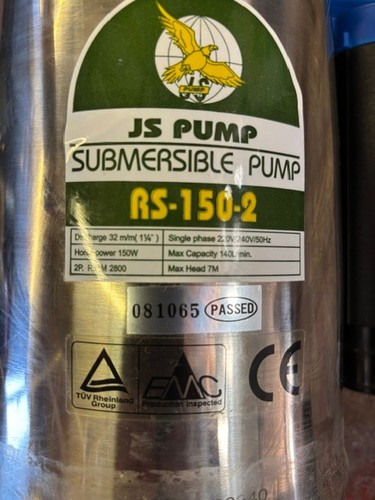 150 submersible pump - rs-150-2,
