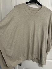 Sequin Knit Poncho OSFA Vgc