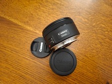 Canon EF 50 mm F/1.8 STM prime portrait lens for digital full frame SLR DSLR