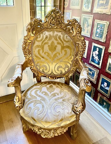 Luxury baroque throne - baroque,