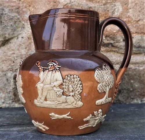 Antique lambeth salt glazed - salt,