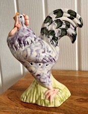 Alexander Ceramics Pomander Handmade Earthenware Wales Rooster Cockerel Figure