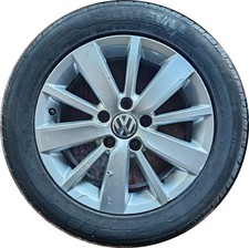 1x PRE-OWNED VW GOLF MK6 5K0601025S ALLOY WHEEL 6.5JX16H2 ET50 with 205 55 16