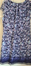 Kaliko purple flowers dress