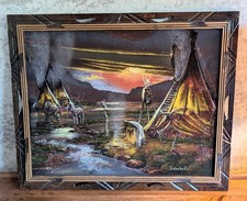 Sanchez Black Velvet Painting