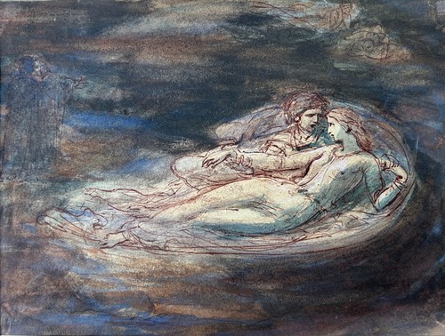 Antique pre raphaelite ink - antique, &