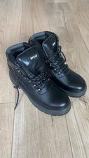 Acro Work Boots Black Leather