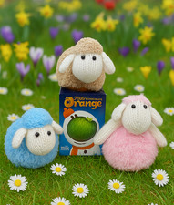 Knitting Pattern  Easter Lamb Sheep Chocolate Orange Cover x 2 Truffle DK Easy