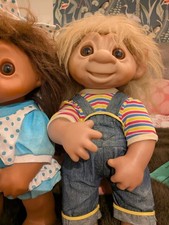 Dam Trolls 806 Large Girl And Boy Troll