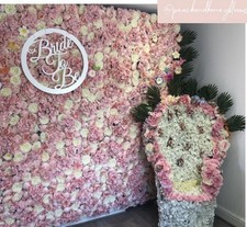 Decorative Flower Throne Wedding Decoration Party Prop Baby Shower