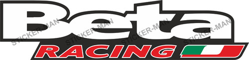 Beta racing sticker motobike - racing,
