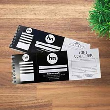 Personalised Gift voucher book