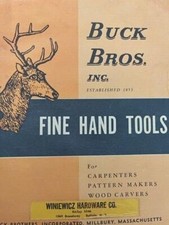 Buck Bros. Fine Hand Tools