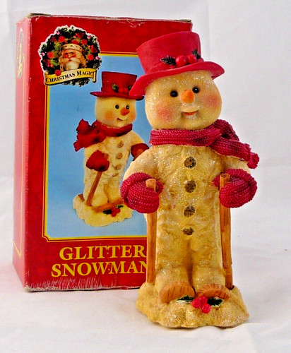 This glitter snowman - this, snowman"