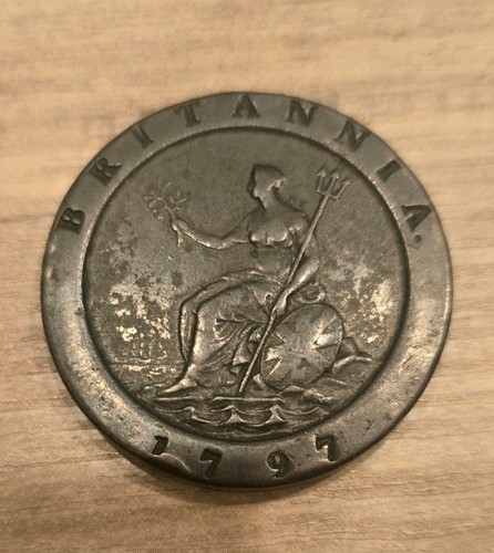 1797 king george iii - 1797, copper