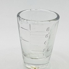 Vintage Small Measuring Glass. Chip On Bottom Of Glass