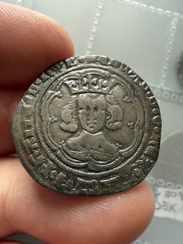 Edward iii groat london mint - edward, groat,