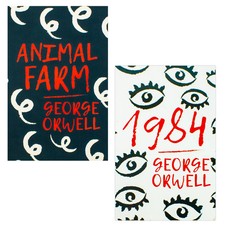 George Orwell 2 Books Set Collection, Animal Farm, 1984 Big Brot | George Orwell