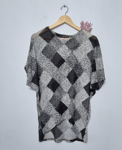 New look monochrome mesh knit - new,
