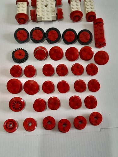 Vintage lego train wheels red - lego,