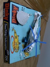Dinky Toys 724 Sea King Helicopter Vintage Toy Made in England