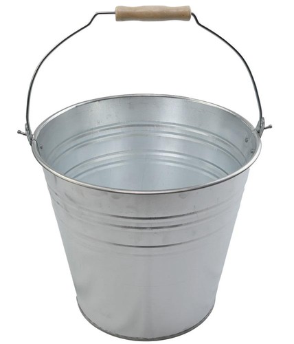 Galvanised bucket heavy duty - heavy,