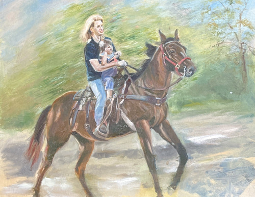Horse riders original - horse,