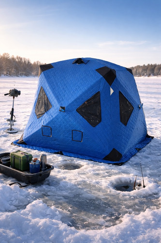 Unbranded ice fishing sauna - /,