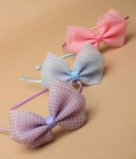 ALICE BANDS HEADBAND SATIN BOW