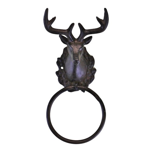 Towel ring stag deer - ring,