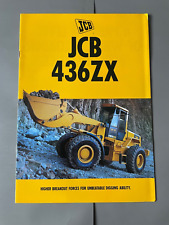 JCB 436 ZX Wheeled Loading Shovel Brochure