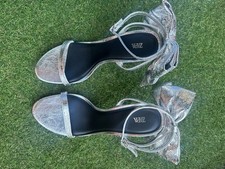 Zara Silver Sandals 
