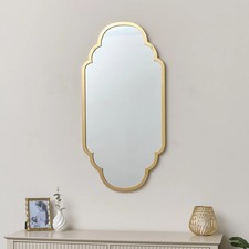 Gold Foiled Curved Scalloped