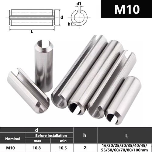 M10 10mm stainless - 10mm,