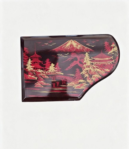 Vtg japanese lacquer music box - japanese,