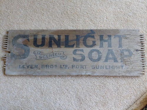 Sunlight soap old box - sunlight,