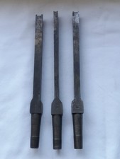 3 x machine mortice chisels 1/2" 7/16" 5/16"