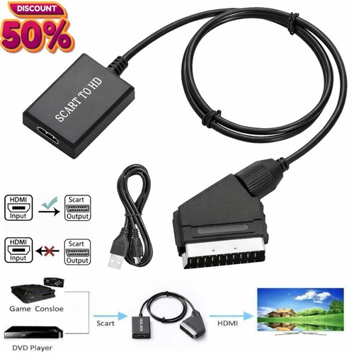Scart hdmi converter cable - to,