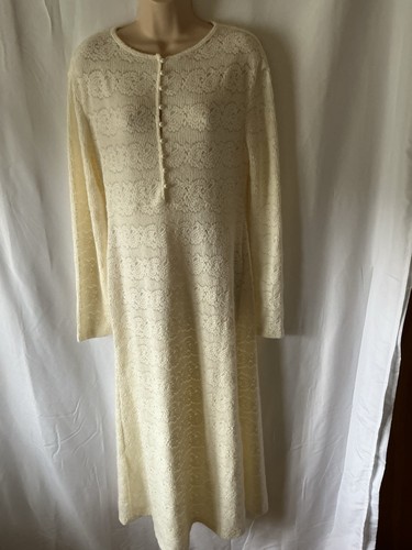 Cream coloured long sweater - cream,