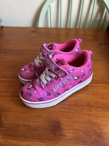 Pink unicorn heelys - size, 12