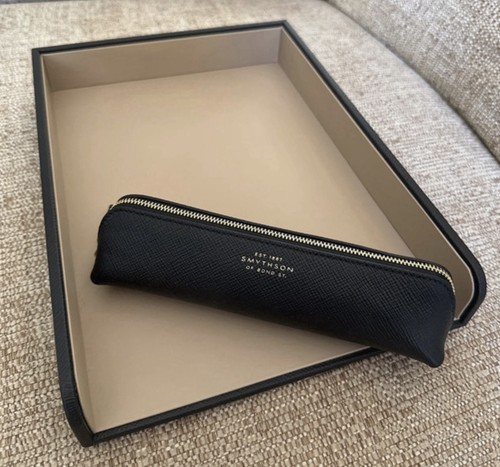 Smythson letter tray and - a4,