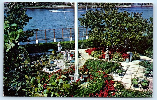 Postcard bahia mar large yacht - postcard,