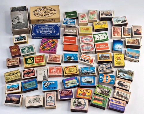 Vintage matchboxes lot various - vintage,