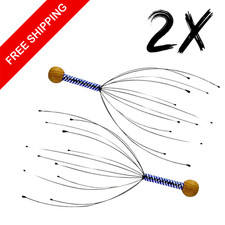 Head Neck Revive Octopus Relax Stress Scalp Tool Massage Equipment Massager UK