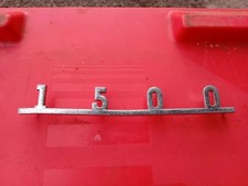 VW 1500 Rear Badge Notchback Squareback Variant 1500 1500'S 1500'N