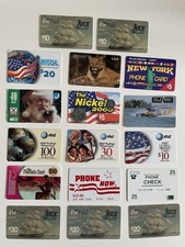Joblot Vintage 1990s American USA ? Phone Cards Retro Film Prop British Rare (V)