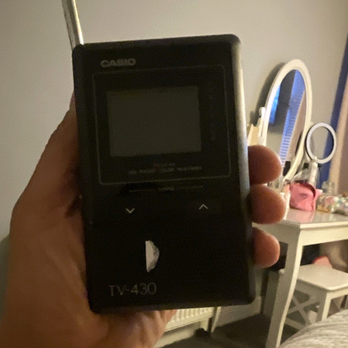 Casio 430 portable handheld - casio, tv-430