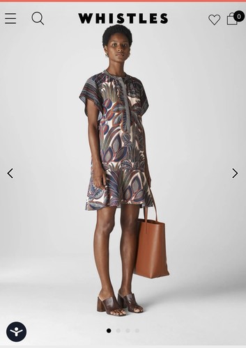 Whistles flounced palm print - whistles,