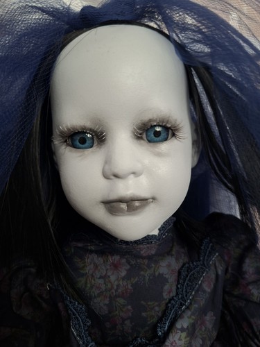 Ooak gothic horror doll - gothic,