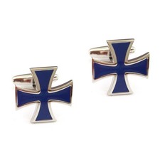Blue Maltese Cross Style